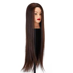   Gabiano gyakorl babafej barna szintetikus hajjal +/-55 cm.