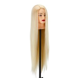   Gabiano gyakorl babafej szőke szintetikus hajjal +/-60 cm.