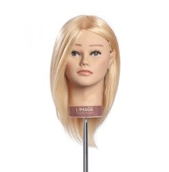   Babafej -Modellező, termszetes hajjal 20-25 cm. (TANJA) - Vilgosszőke