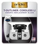 Andis Cordless T-Outliner Li Ceramic Replacement Blade penge szett 04590