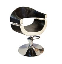   STELLA Black&White Selective SX-2107 Hidraulikus fodrász szék fekete-fehér